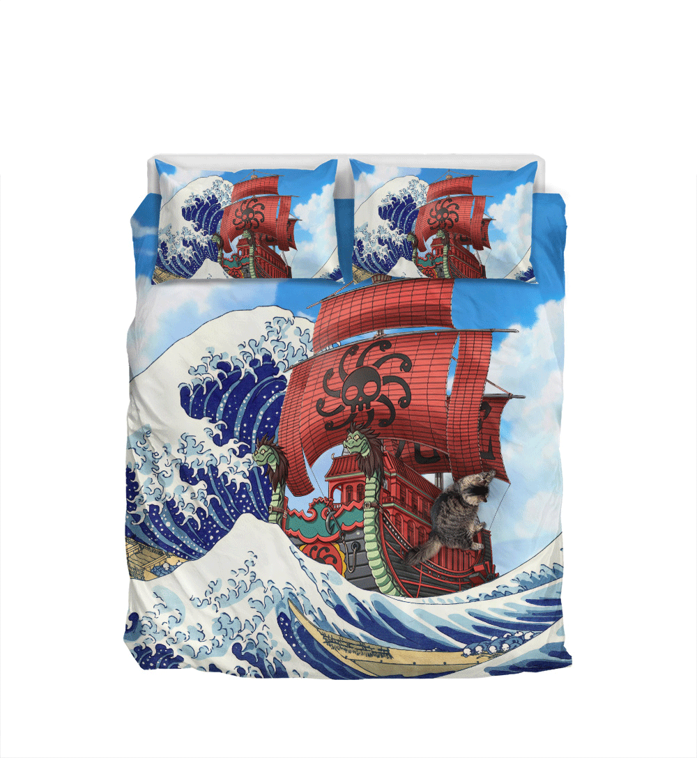 Kanagawa Great Wave Perfume Yuda Bedding Set Home Decor