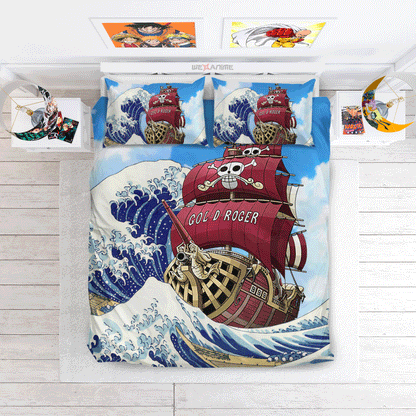 Kanagawa Great Wave Oro Jackson Bedding Set Home Decor