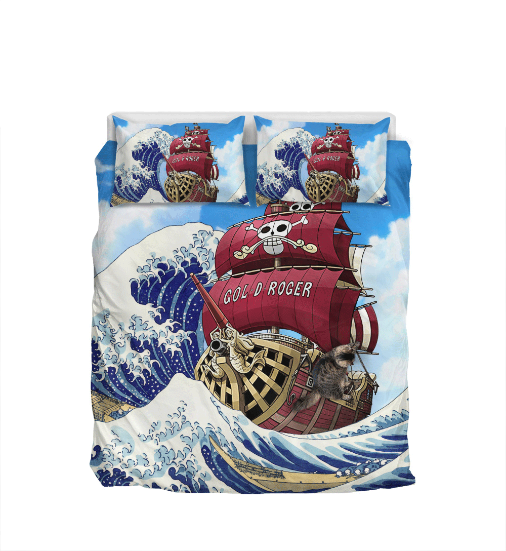 Kanagawa Great Wave Oro Jackson Bedding Set Home Decor