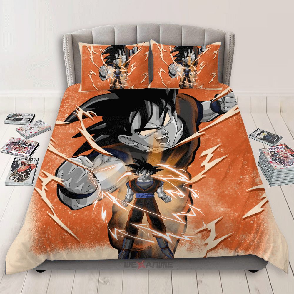 Goku Custom Bedding Set Home Decor