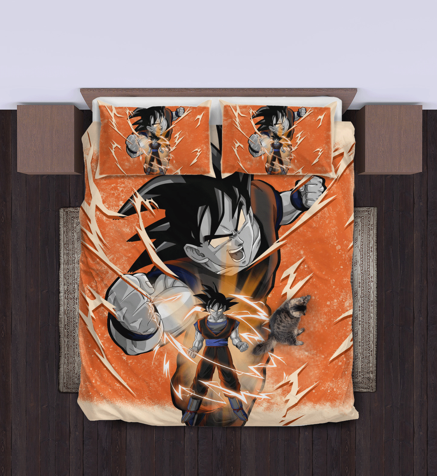Goku Custom Bedding Set Home Decor