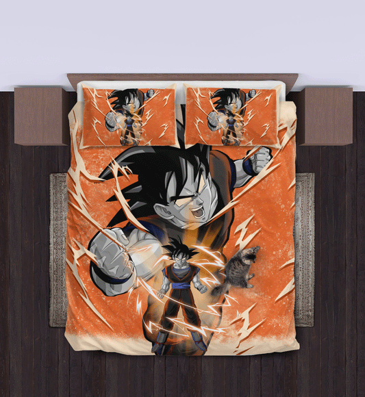 Goku Custom Bedding Set Home Decor
