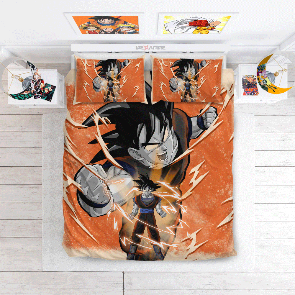 Goku Custom Bedding Set Home Decor