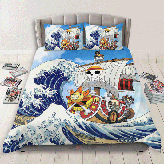 Thousand Sunny Kanagawa Great Wave Edition Bedding Set