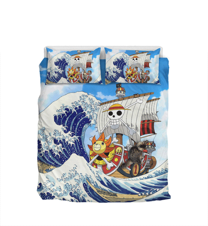 Thousand Sunny Kanagawa Great Wave Edition Bedding Set