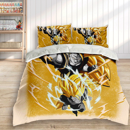 Goku Super Saiyan 3 Custom Bedding Set