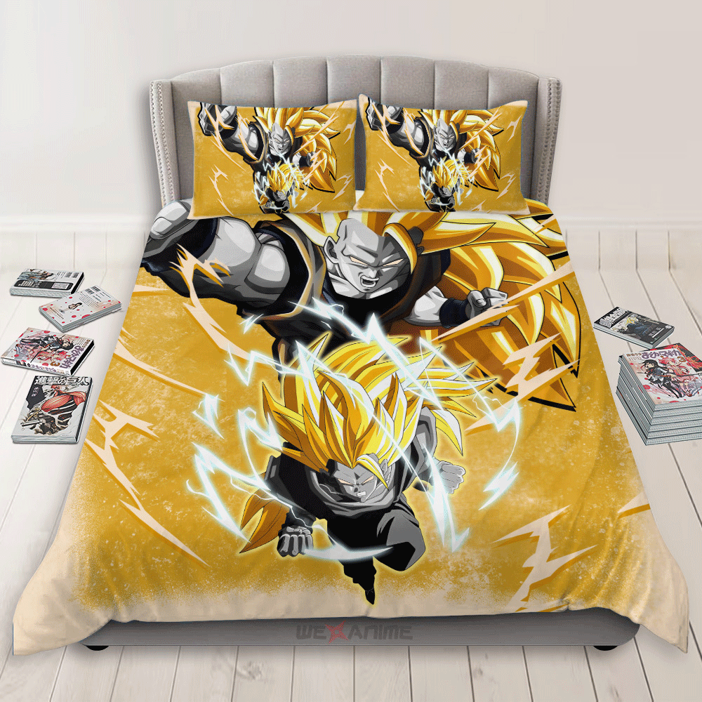Goku Super Saiyan 3 Custom Bedding Set