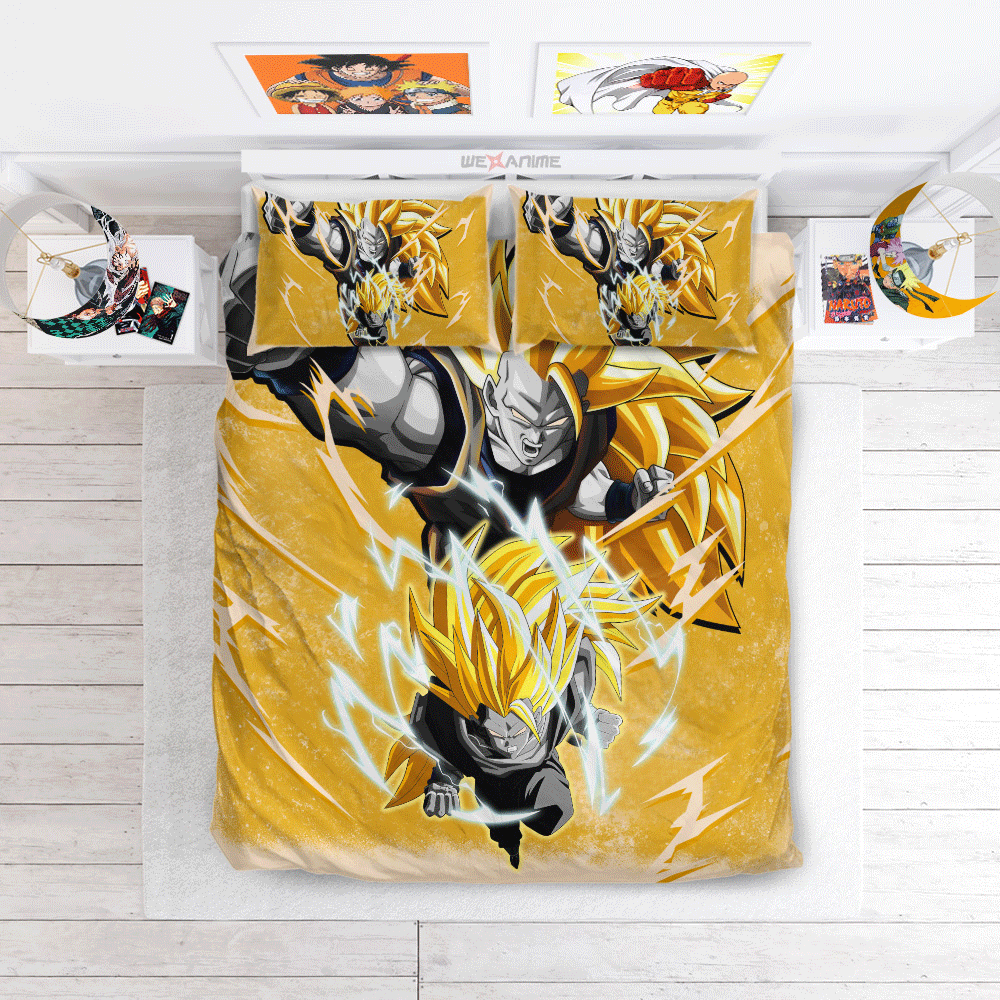 Goku Super Saiyan 3 Custom Bedding Set