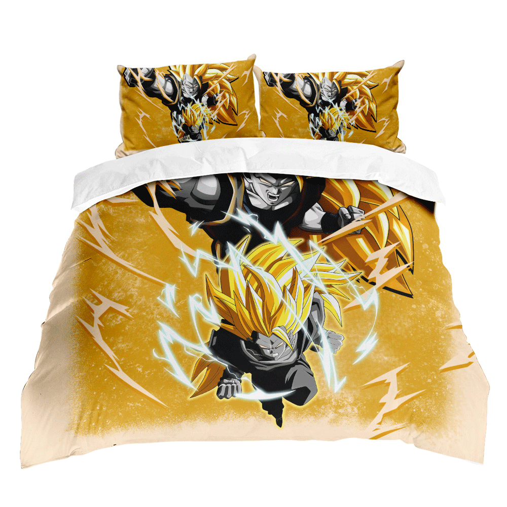 Goku Super Saiyan 3 Custom Bedding Set