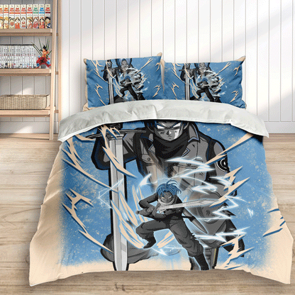 Future Trunks Custom Bedding Set Decor Bedding Room