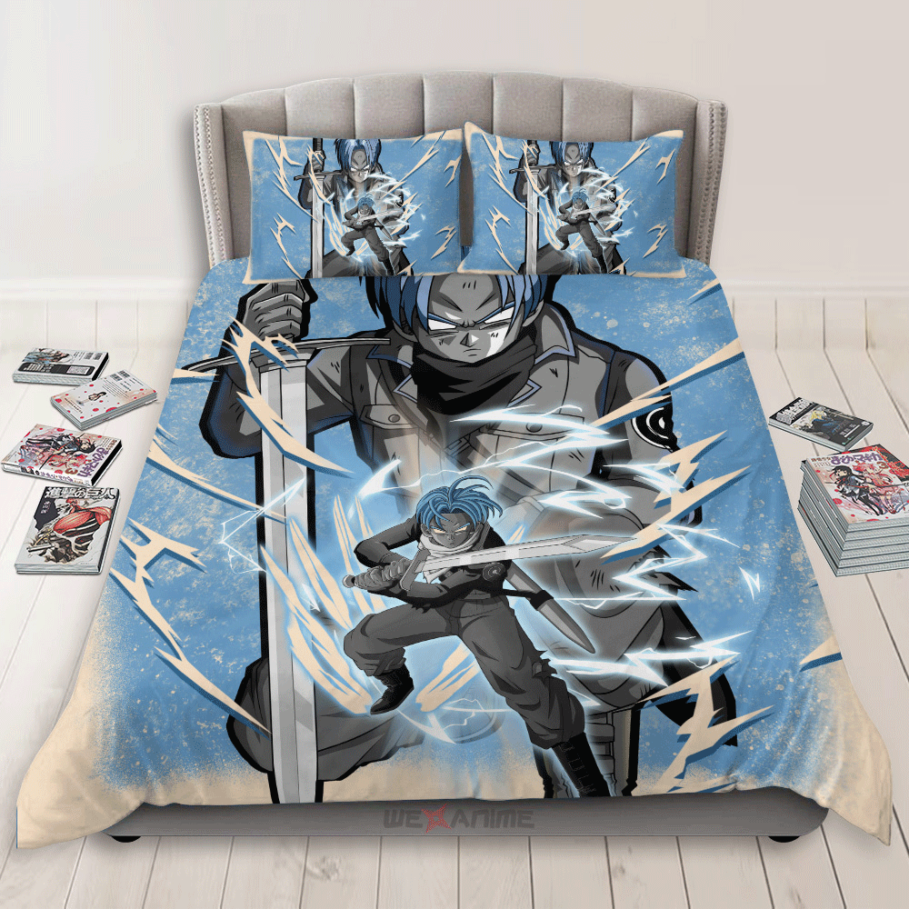 Future Trunks Custom Bedding Set Decor Bedding Room