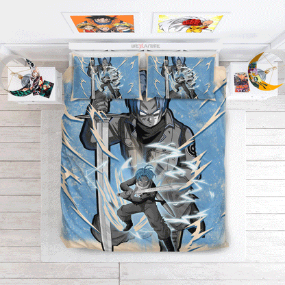 Future Trunks Custom Bedding Set Decor Bedding Room