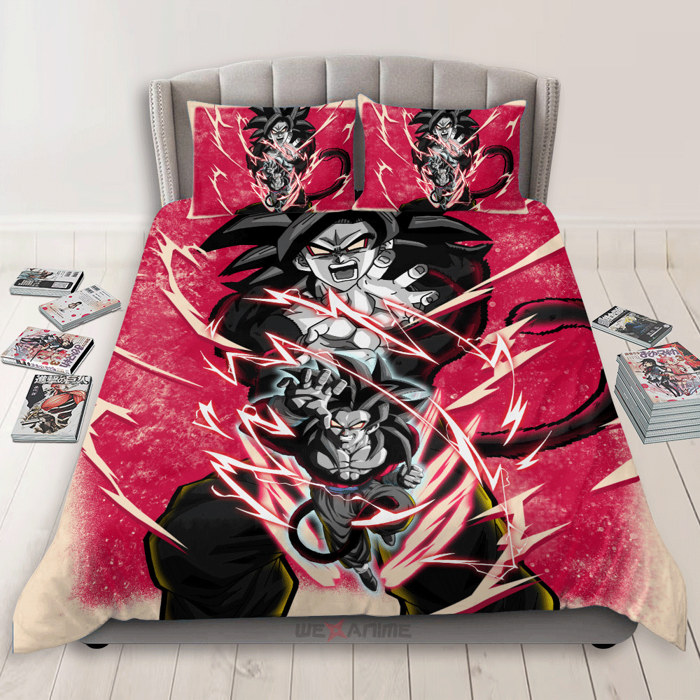 Goku Super Saiyan 4 Custom Bedding Set