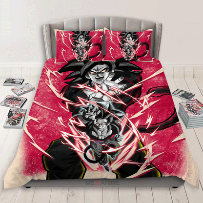 Goku Super Saiyan 4 Custom Bedding Set
