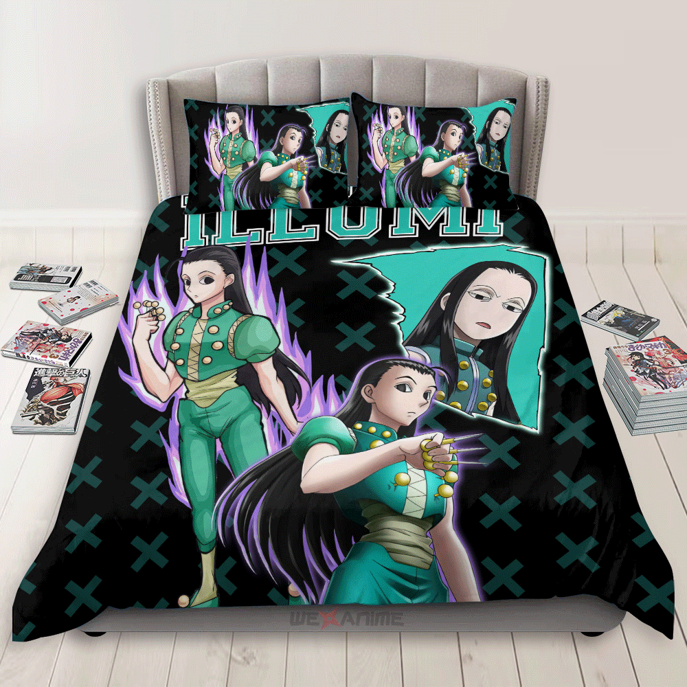 Illumi Zoldyck Custom Bedding Set Home Decor