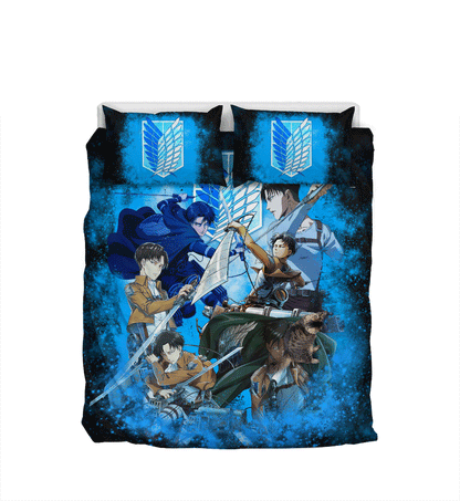 Levi Ackerman Custom Bedding Set Home Decor