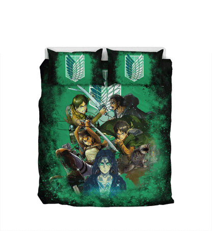 Eren Yeager Custom Bedding Set Home Decor