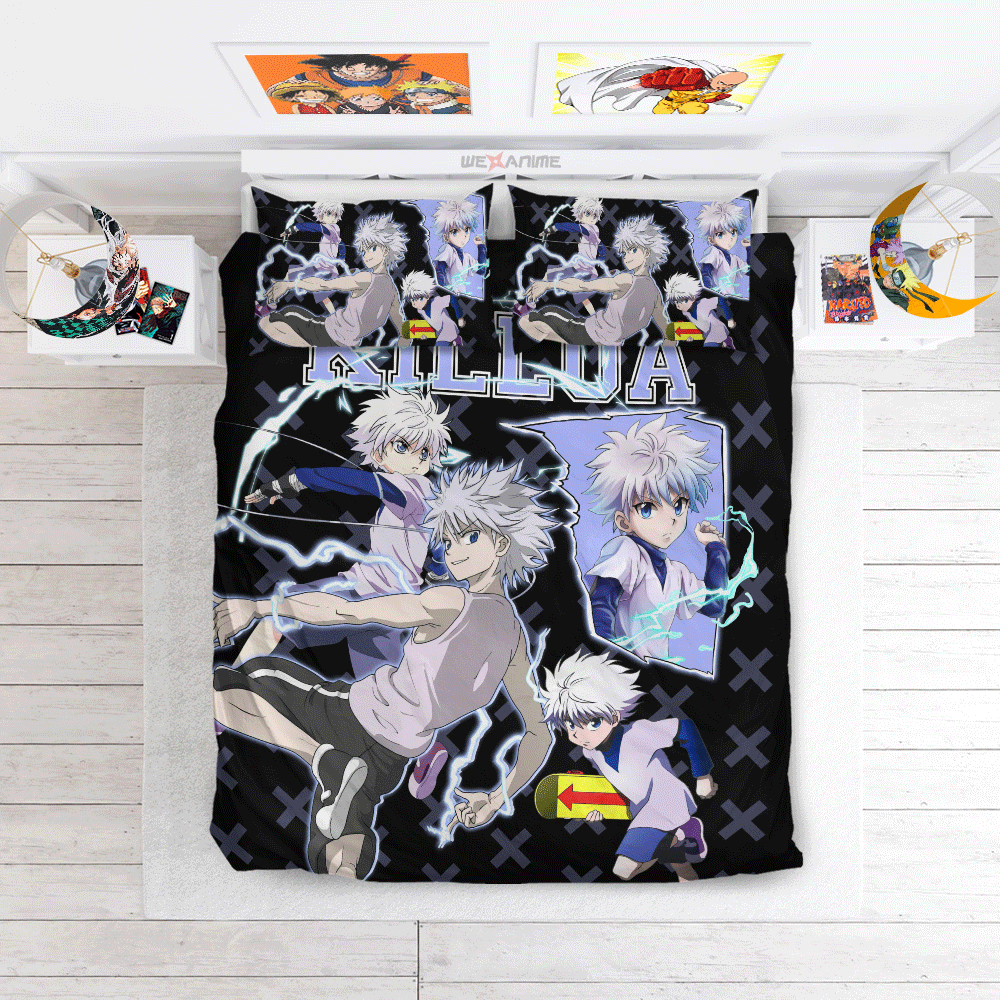Killua Zoldyck Custom Bedding Set Home Decor
