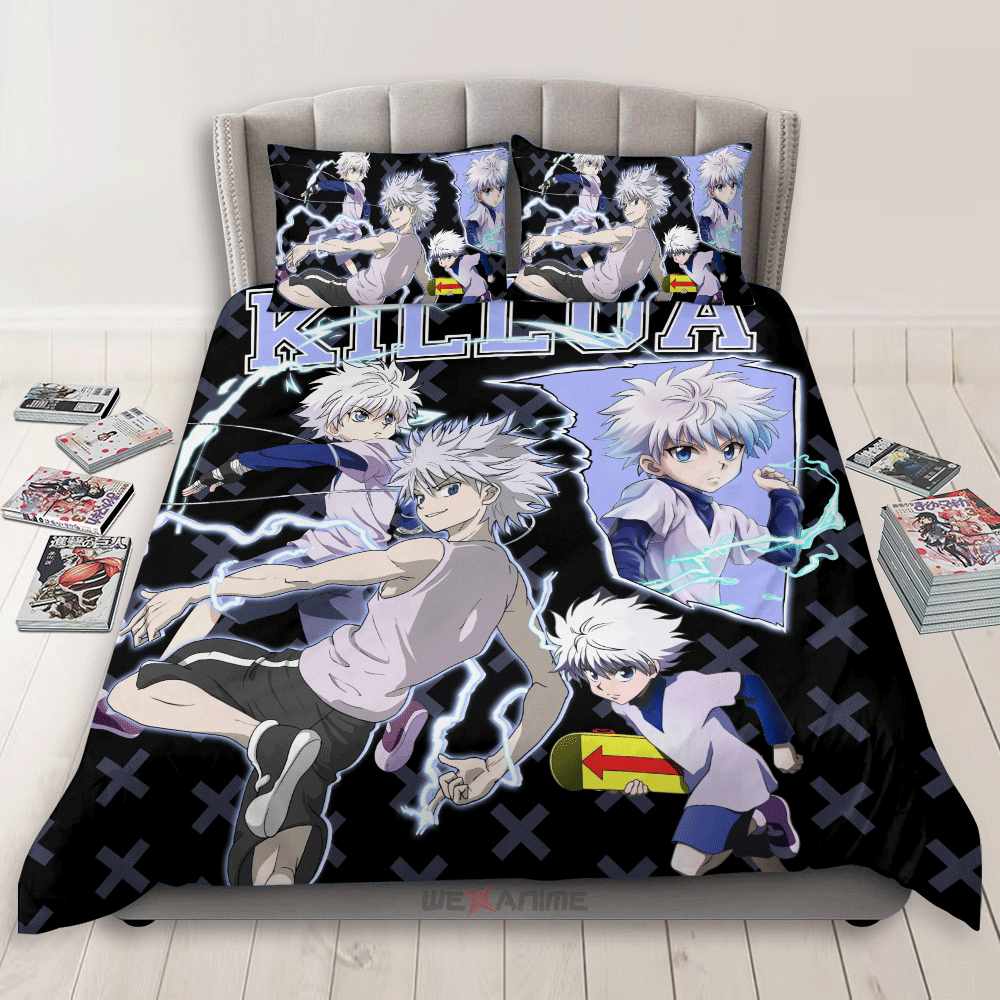 Killua Zoldyck Custom Bedding Set Home Decor