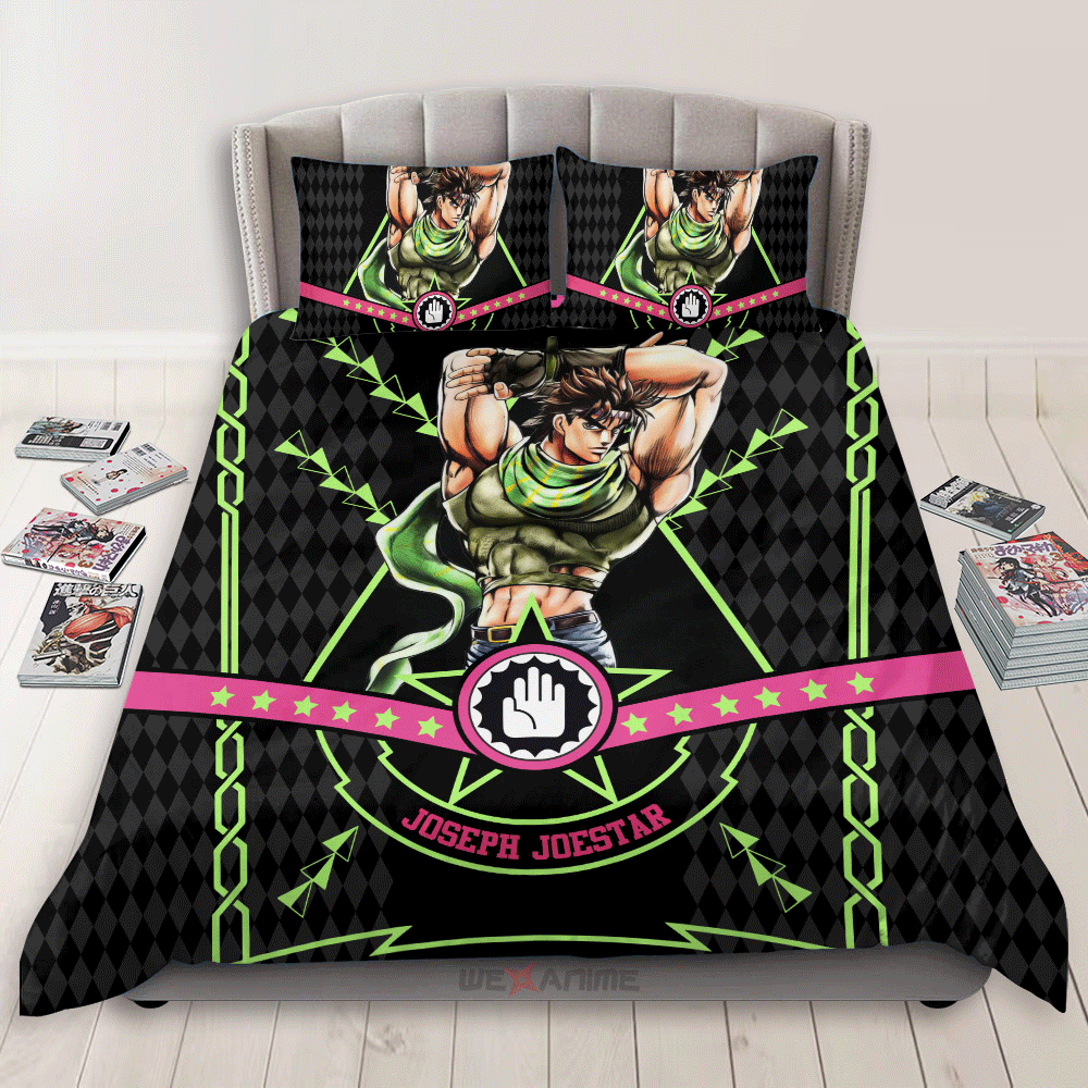 Joseph Joestar Polyester Duvet Cover Set