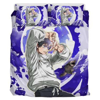 Yuta Okkotsu Polyester Duvet Cover Set