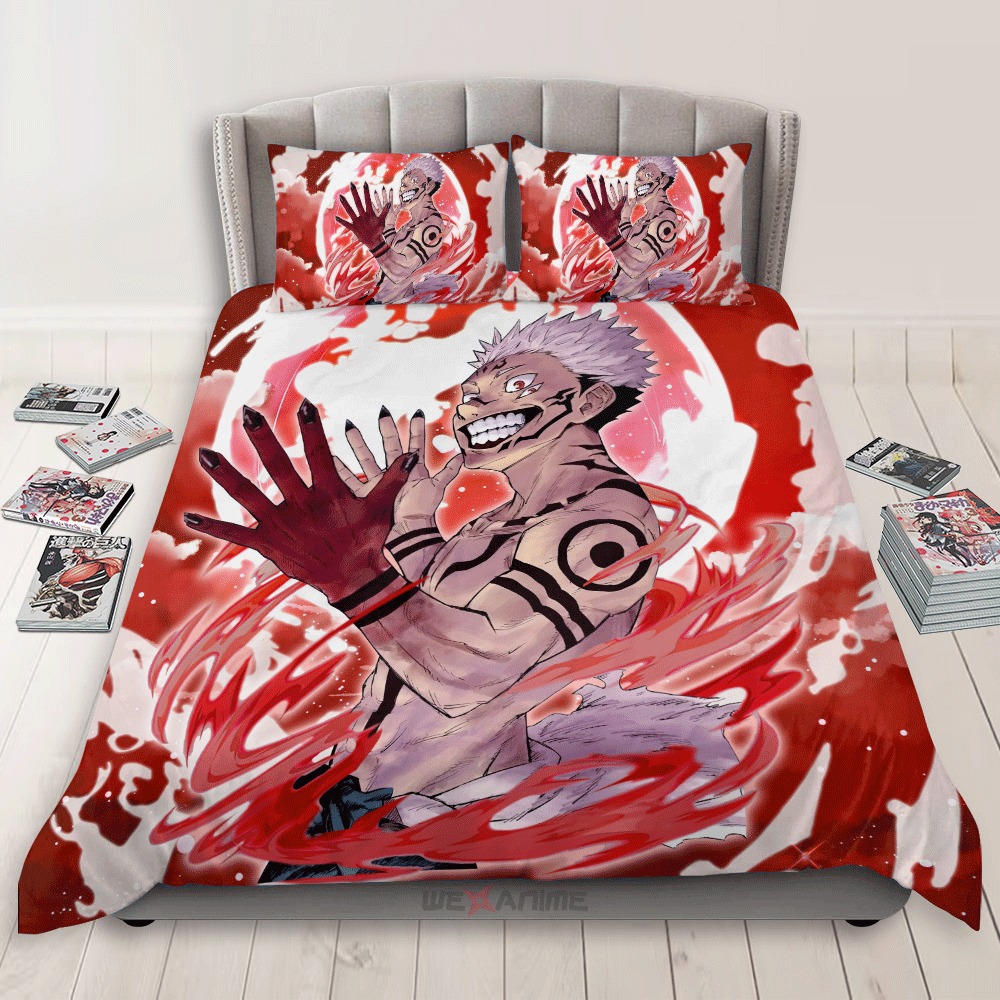 Sukuna Ryoumen Polyester Duvet Cover Set