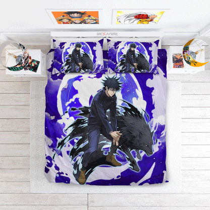 Megumi Fushiguro Polyester Duvet Cover Set