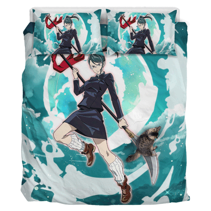 Maki Zenin Polyester Duvet Cover Set