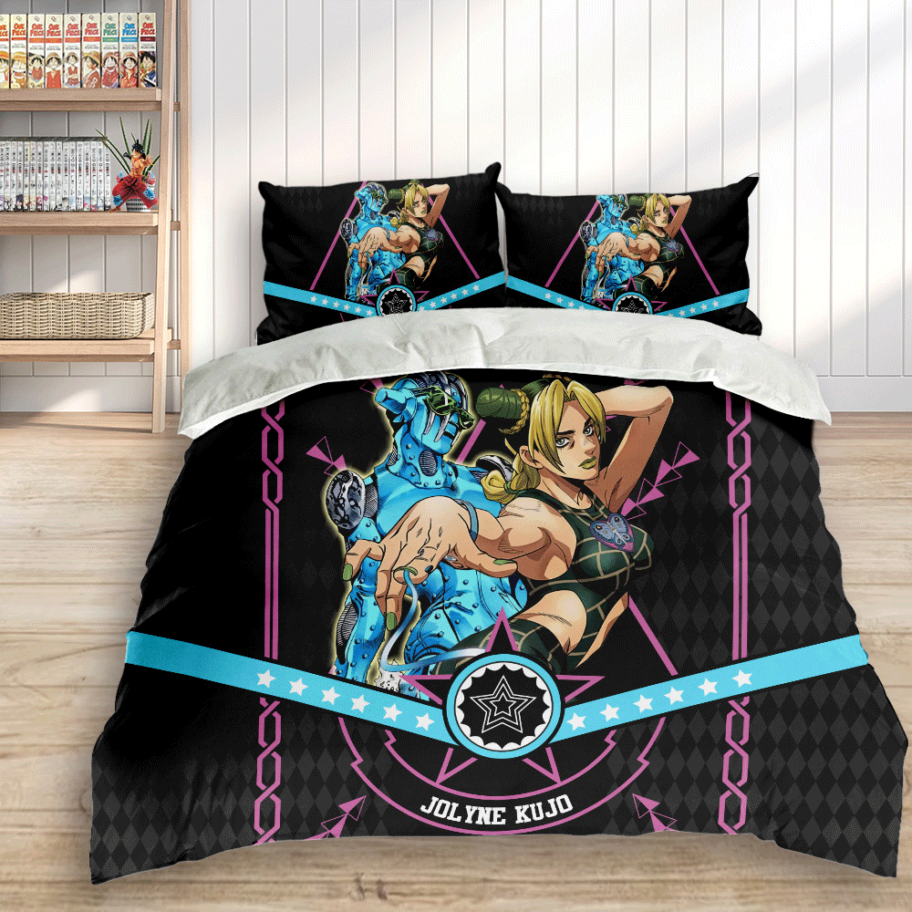 Jolyne Kujo Polyester Duvet Cover Set