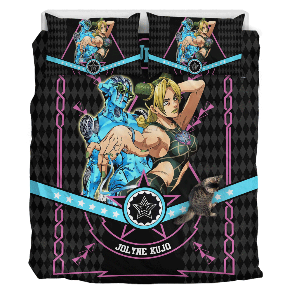 Jolyne Kujo Polyester Duvet Cover Set