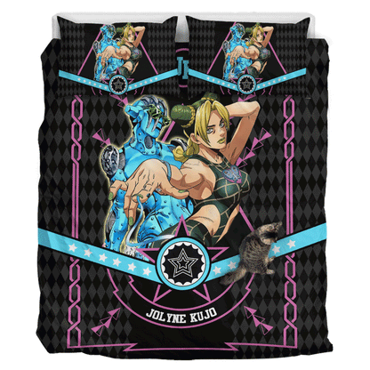 Jolyne Kujo Polyester Duvet Cover Set
