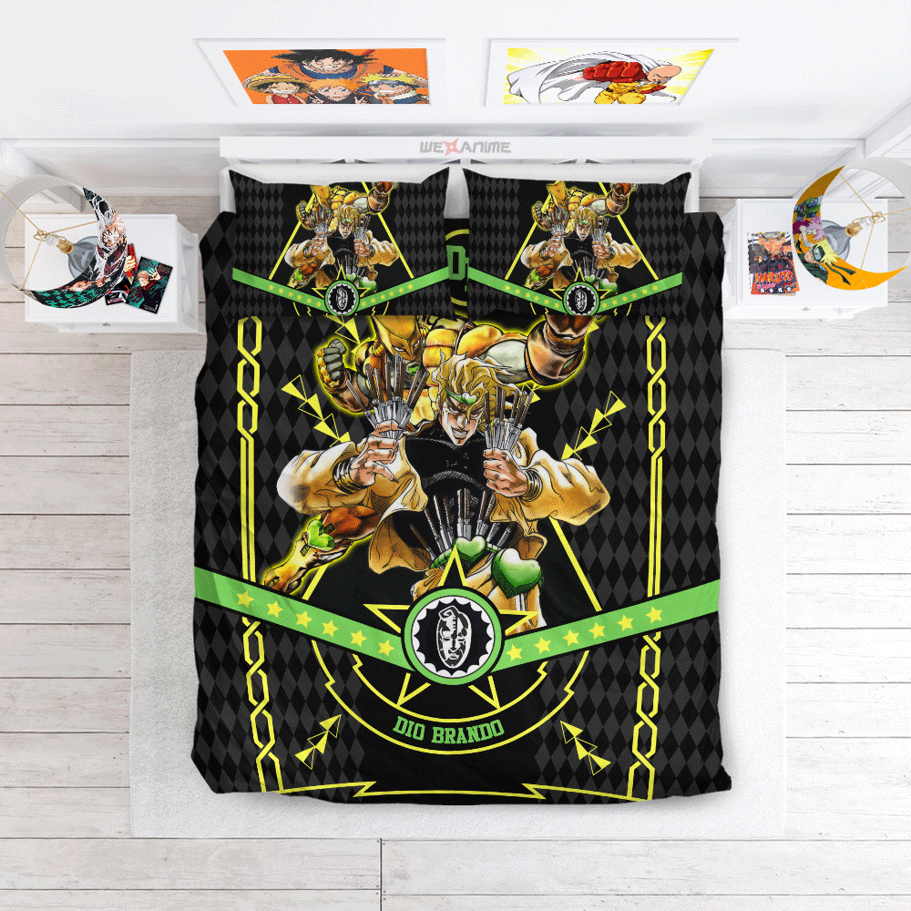 Dio Brando Polyester Duvet Cover Set