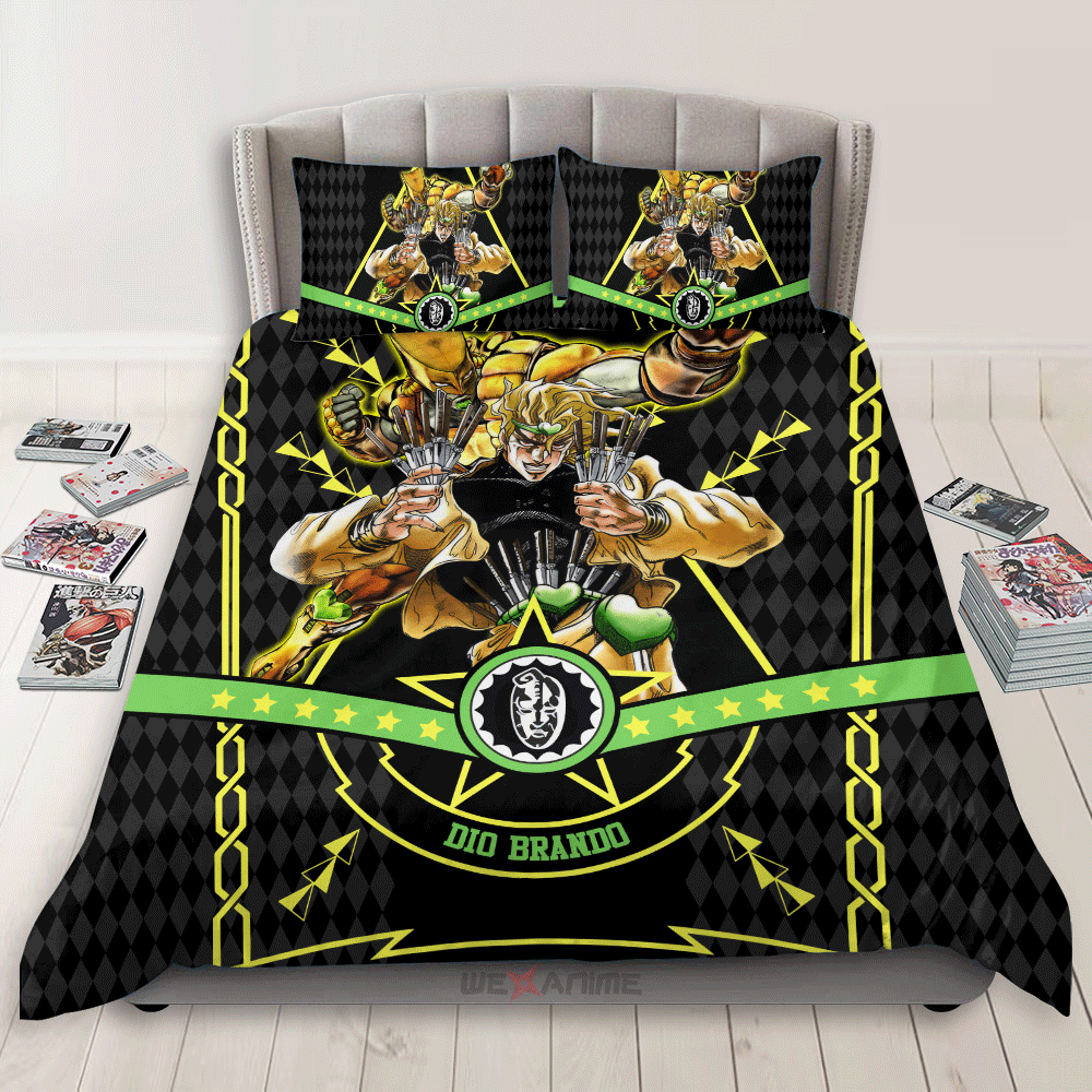 Dio Brando Polyester Duvet Cover Set