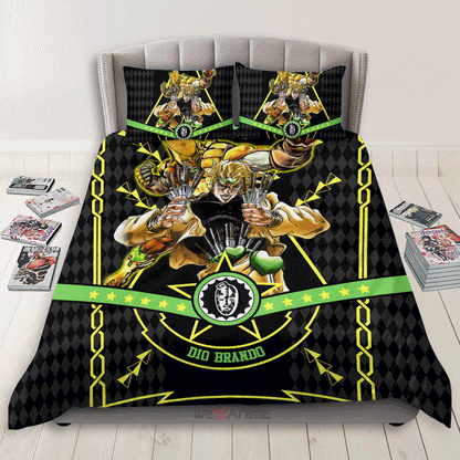 Dio Brando Polyester Duvet Cover Set