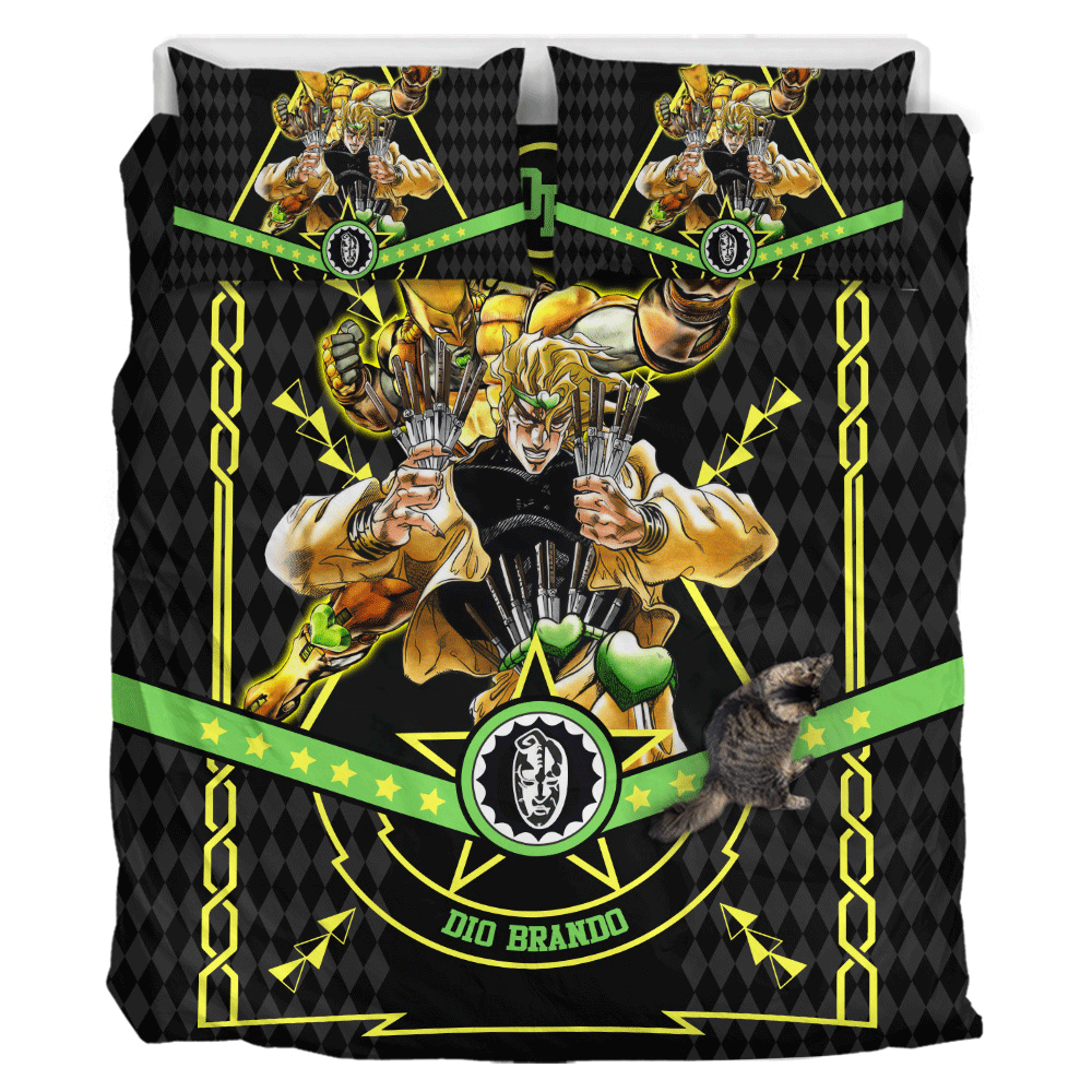 Dio Brando Polyester Duvet Cover Set