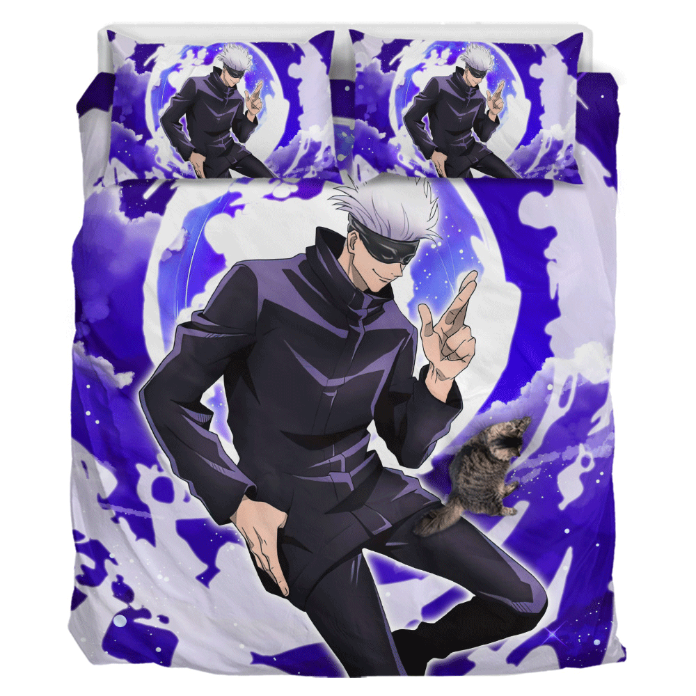 Satoru Gojo Polyester Duvet Cover Set