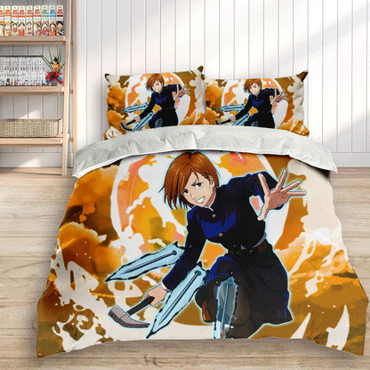 Nobara Kugisaki Polyester Duvet Cover Set
