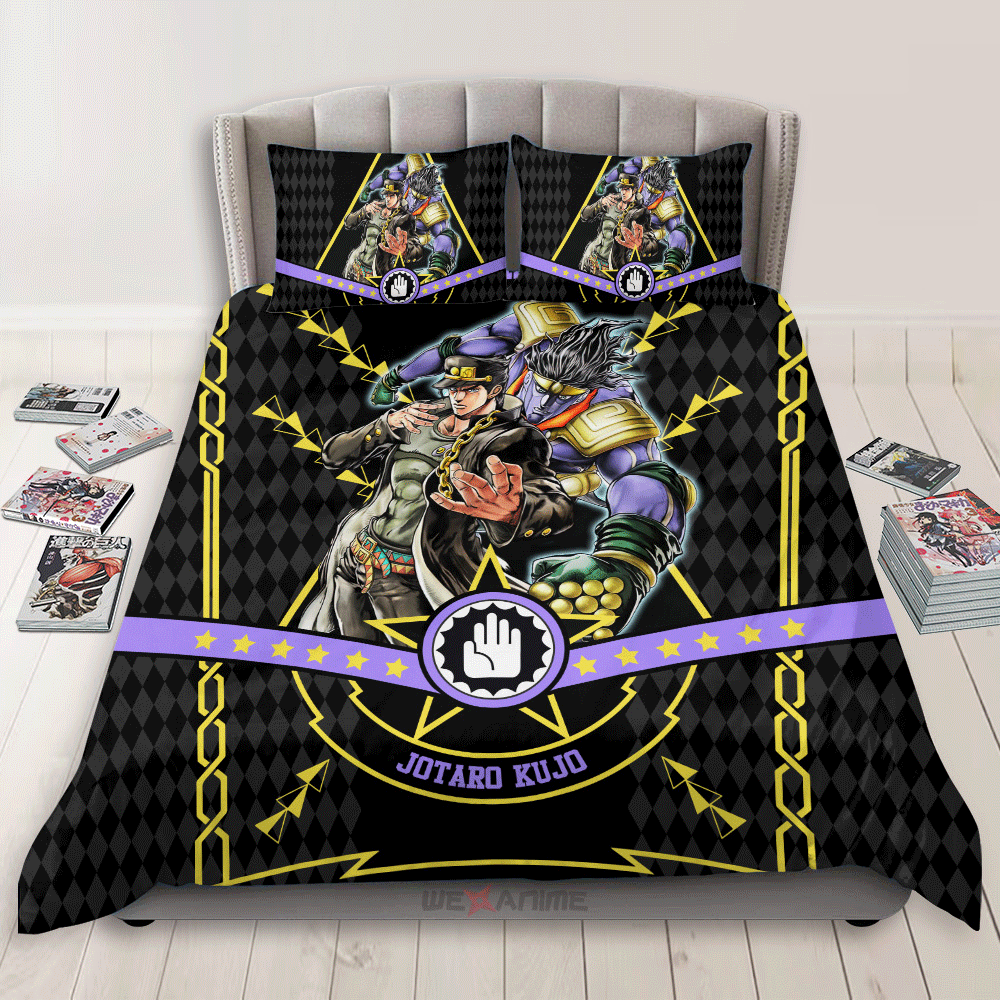 Jotaro Kujo Polyester Duvet Cover Set