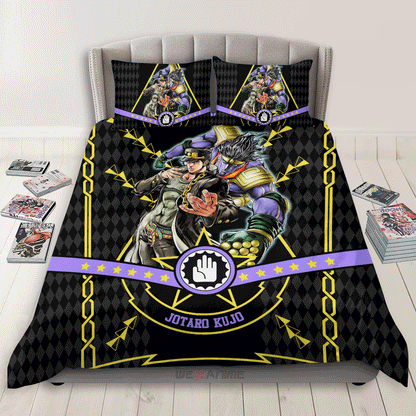 Jotaro Kujo Polyester Duvet Cover Set
