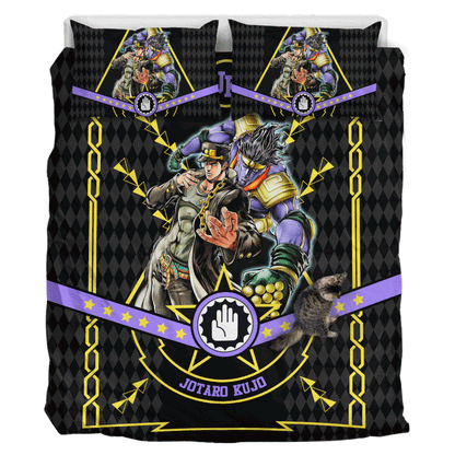 Jotaro Kujo Polyester Duvet Cover Set