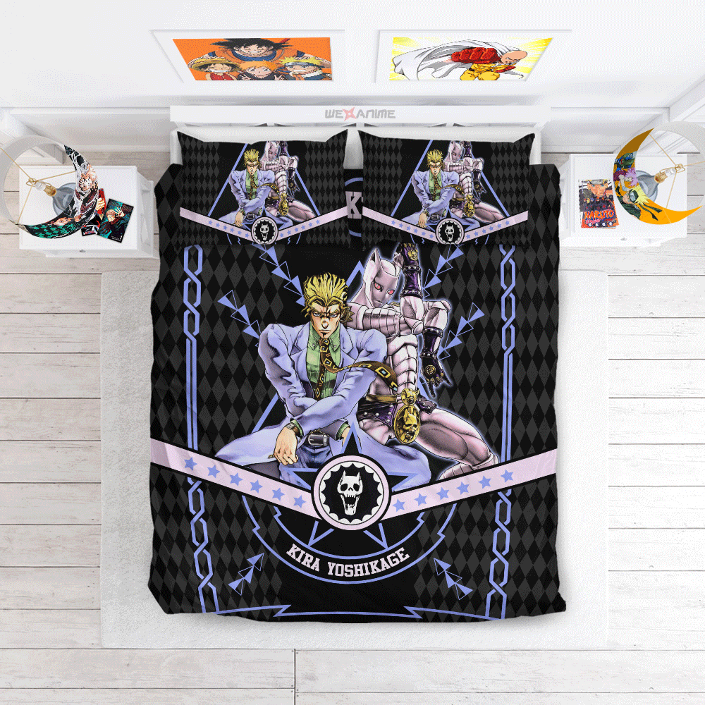 Kira Yoshikage Polyester Duvet Cover Set