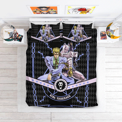 Kira Yoshikage Polyester Duvet Cover Set