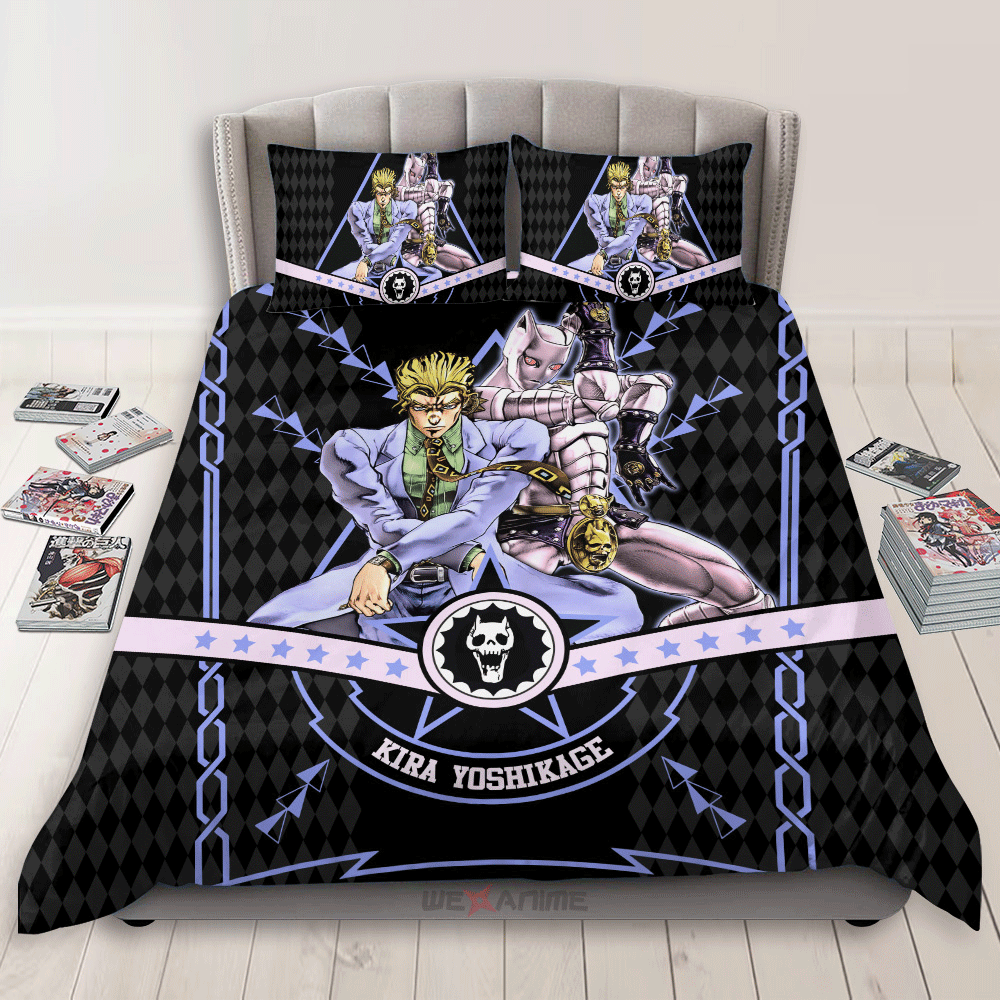 Kira Yoshikage Polyester Duvet Cover Set