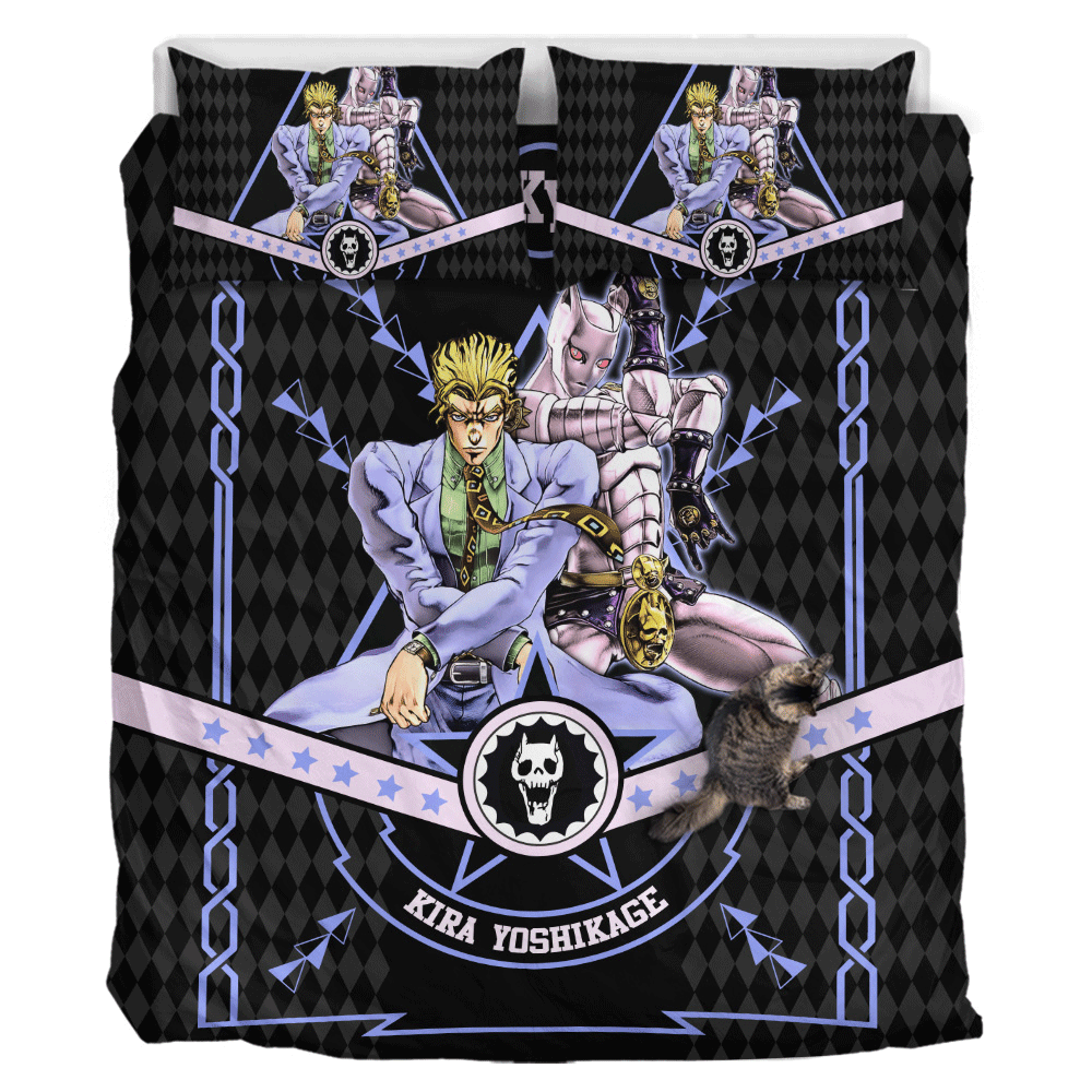 Kira Yoshikage Polyester Duvet Cover Set