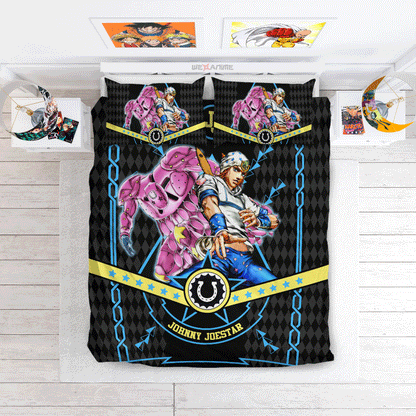Johnny Joestar Polyester Duvet Cover Set