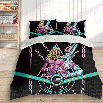 Funny Valentine Polyester Duvet Cover Set