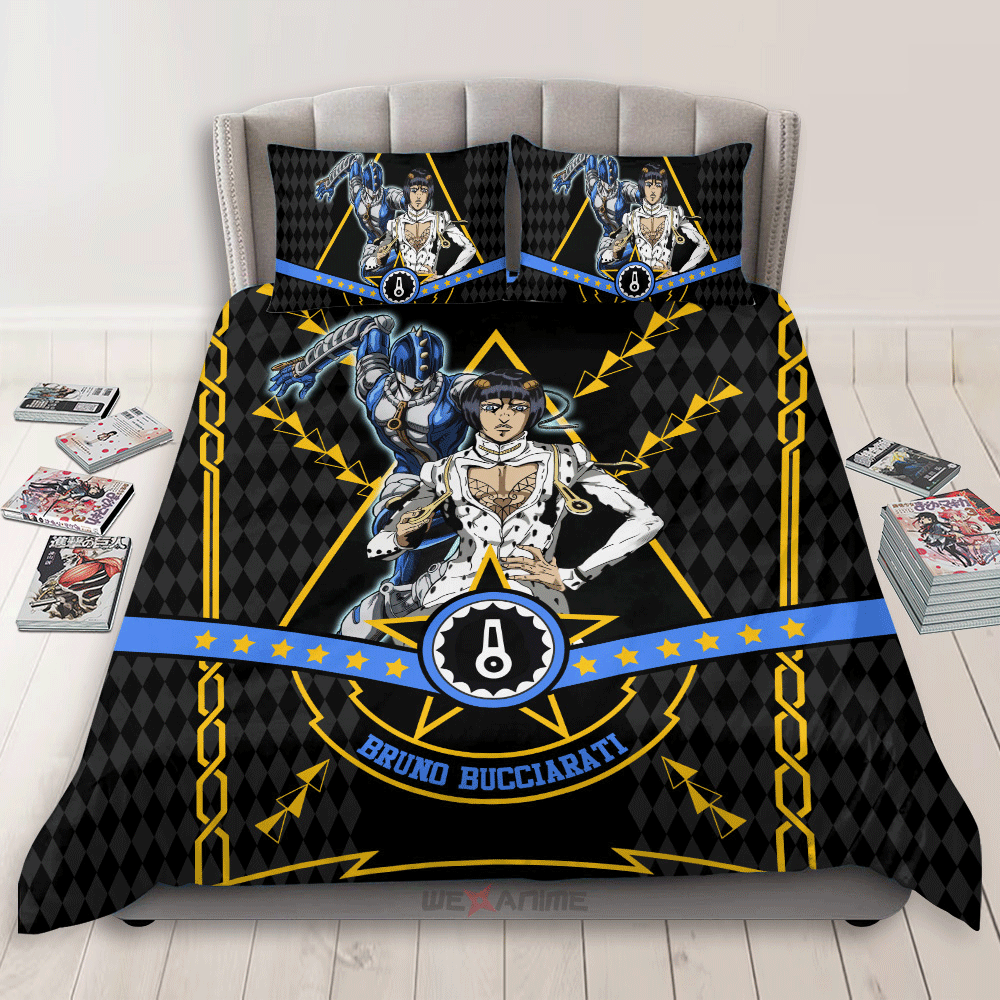 Bruno Bucciarati Polyester Duvet Cover Set
