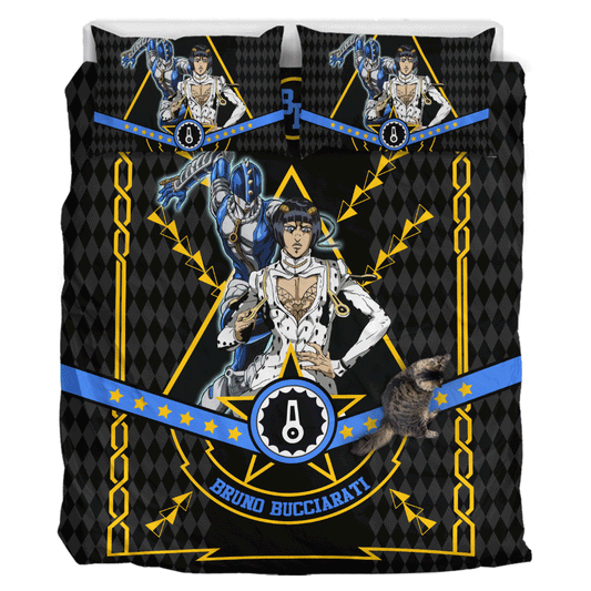 Bruno Bucciarati Polyester Duvet Cover Set
