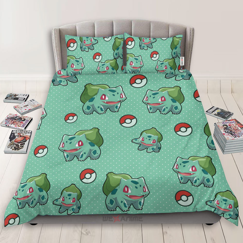 Bulbasaur Polyester Duvet Cover Set