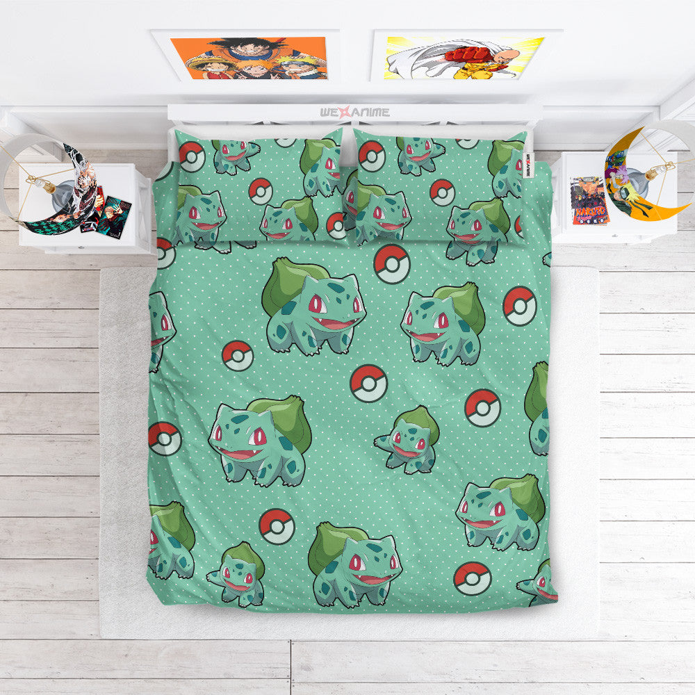 Bulbasaur Polyester Duvet Cover Set
